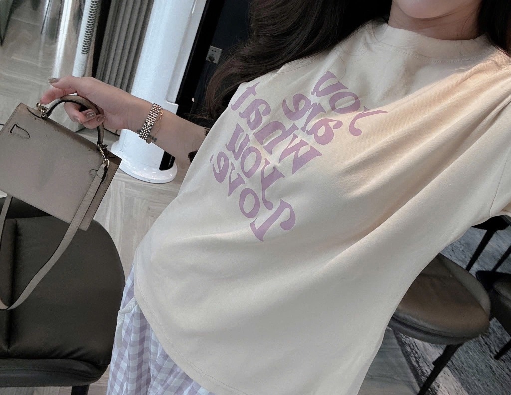 SET BỘ DÀI YOU LOVE QUẦN KẺ TÍM NỮ THU ĐÔNG