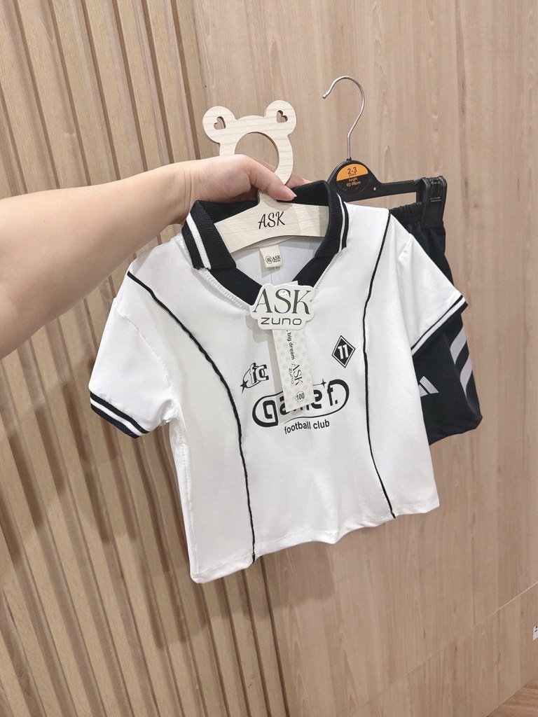 SET 2 BỘ THỂ THAO XANH TRẮNG SỌC KẺ BÉ TRAI SẴN(XẢ 75k)