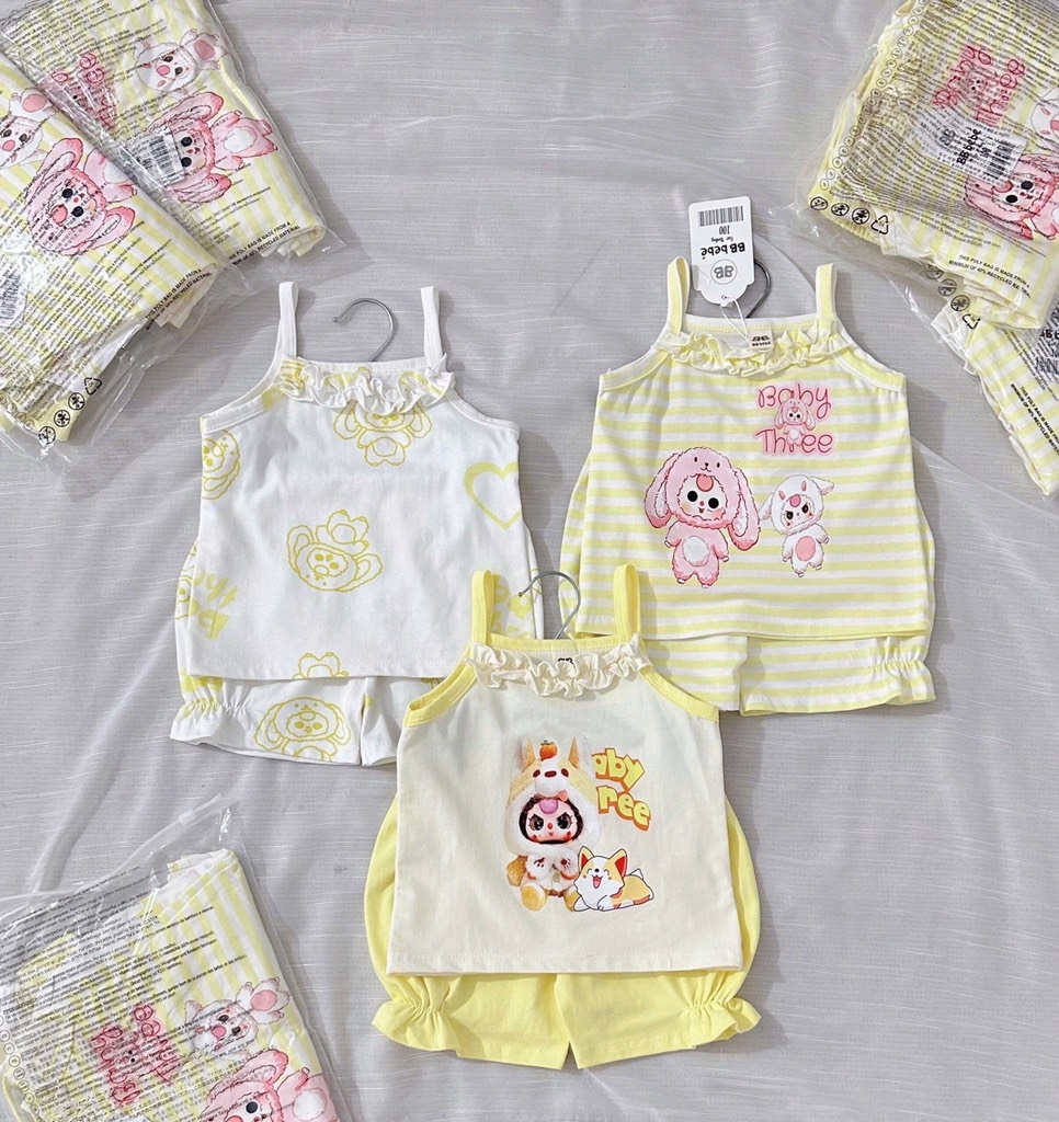 SET 3 BỘ 2 DÂY BB3 VÀNG BÉ GÁI SẴN( xả 99k)