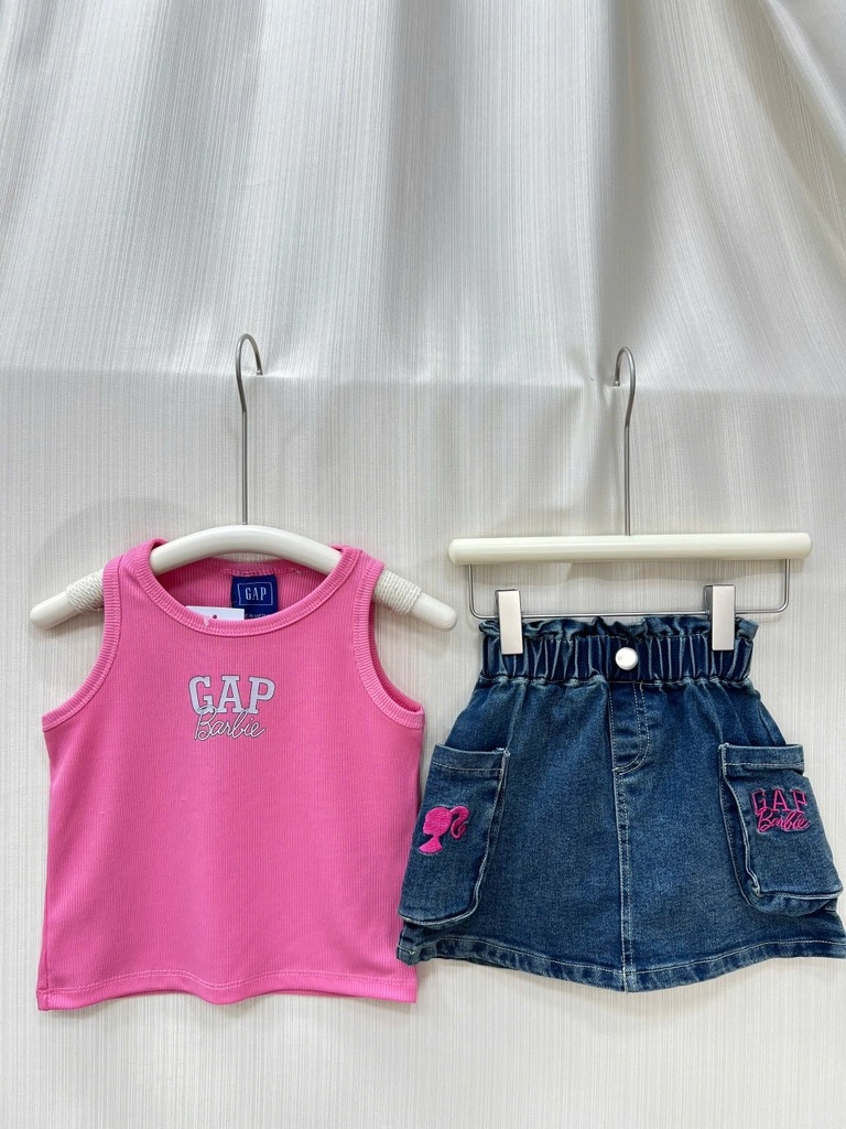 SET ÁO SÁT NÁCH GAP HỒNG CV BÒ KÈM MŨ BÉ GÁI SẴN(XẢ 70k)
