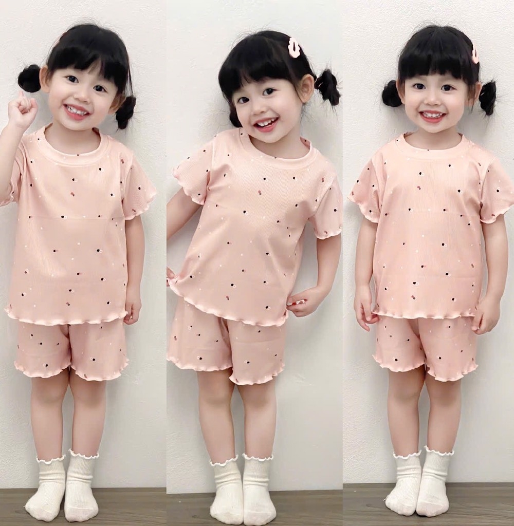 SET 3 BỘ HOA NHÍ HỒNG XANH TRẮNG BÉ GÁI(XẢ 139k)