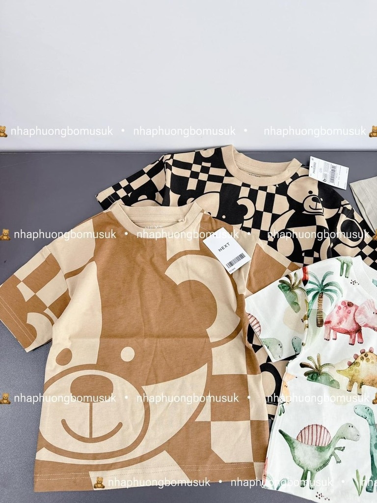 SET 4 ÁO KHỦNG LONG BÉ TRAI SẴN