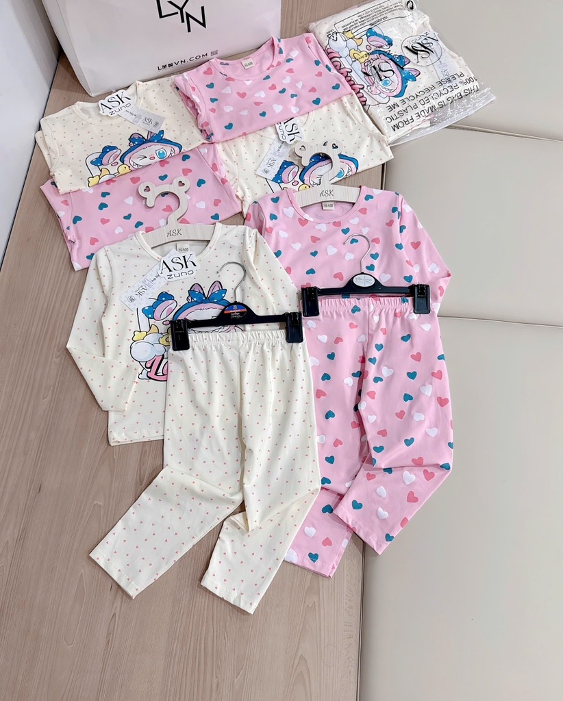 SET 2 BỘ LABUBU HỒNG TRẮNG BÉ GÁI