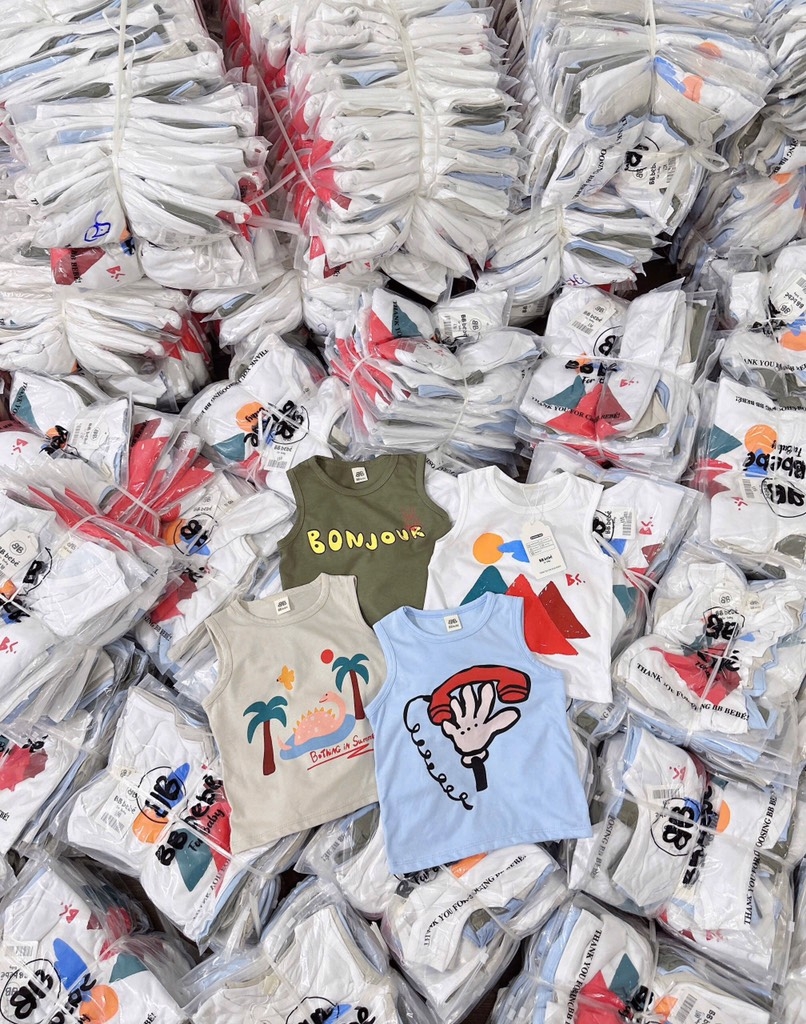 SET 4 SÁT NÁCH COTTON BÉ TRAI SẴN (SALE 79k)