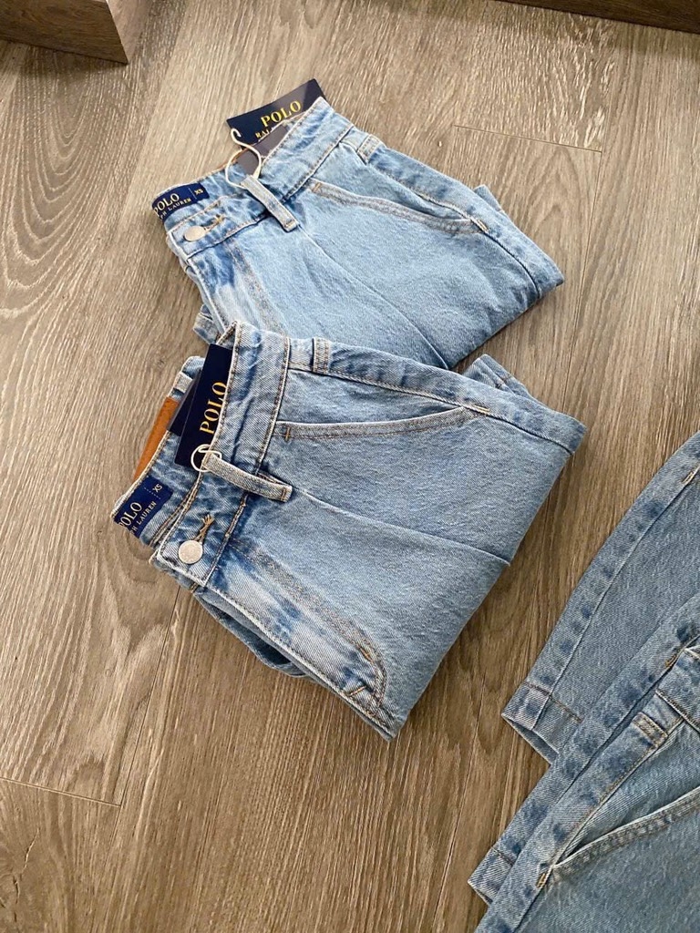 QUẦN SHORT JEAN NỮ XANH THÊU NGỰA SẴN (SALE 109k)