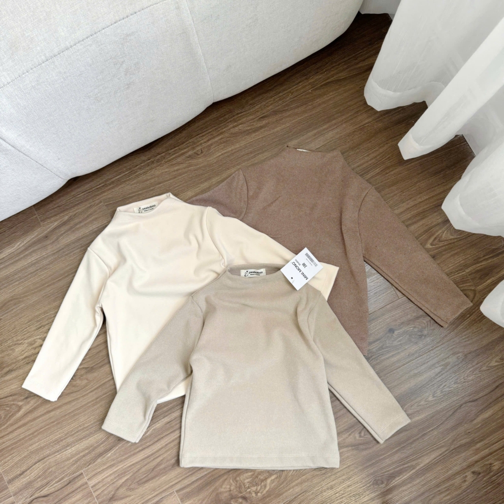 SET 2 ÁO GIỮ NHIỆT PEE DÀI TAY CHO BÉ TRAI BÉ GÁI