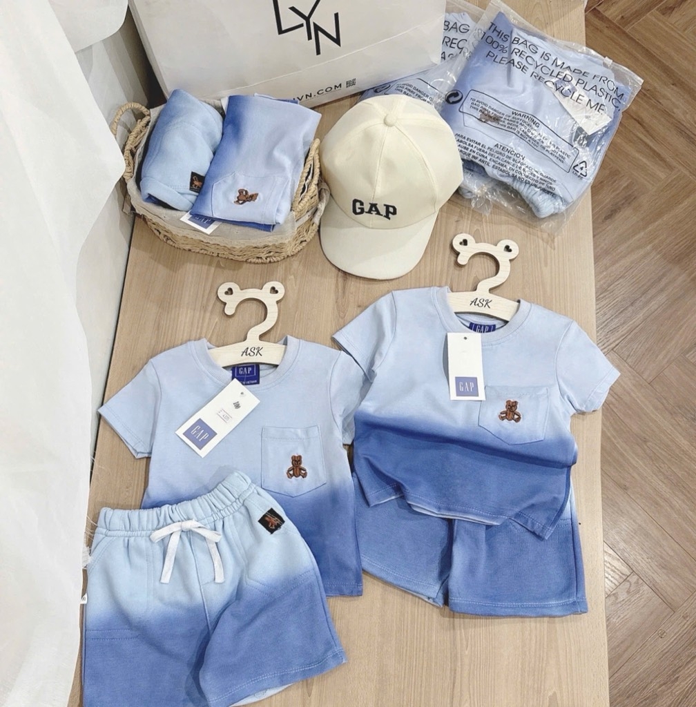 BỘ CỘC GAP LOANG XANH BÉ TRAI( xả 69k)
