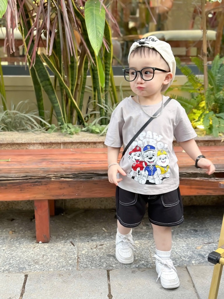 SET BỘ CHÚ CHÓ CỨU HỘ XÁM BÉ TRAI (SALE 59k)
