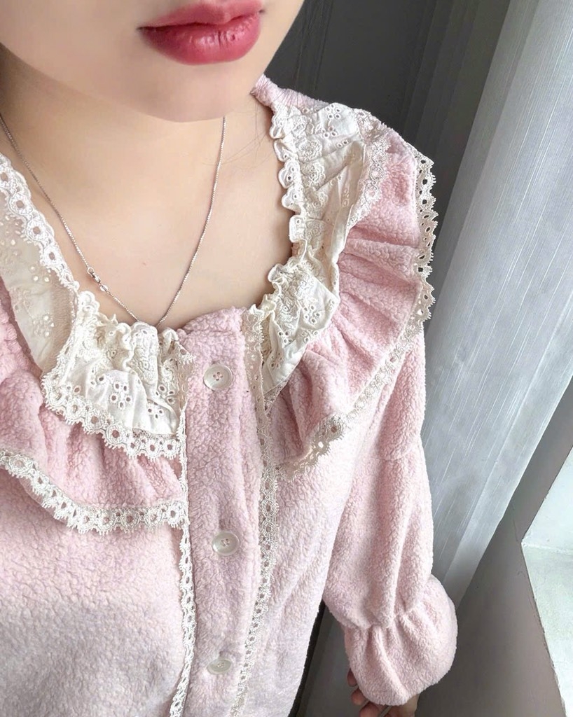 BỘ NGỦ LÔNG ULALA XUẤT HÀN NỮ THU ĐÔNG SẴN