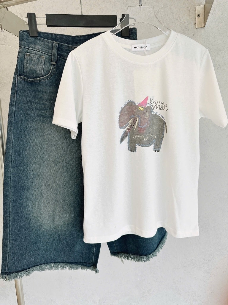 SET NGỐ JEANS NỮ CHÂN RUA MIX PHÔNG GIẤY VOI SẴN