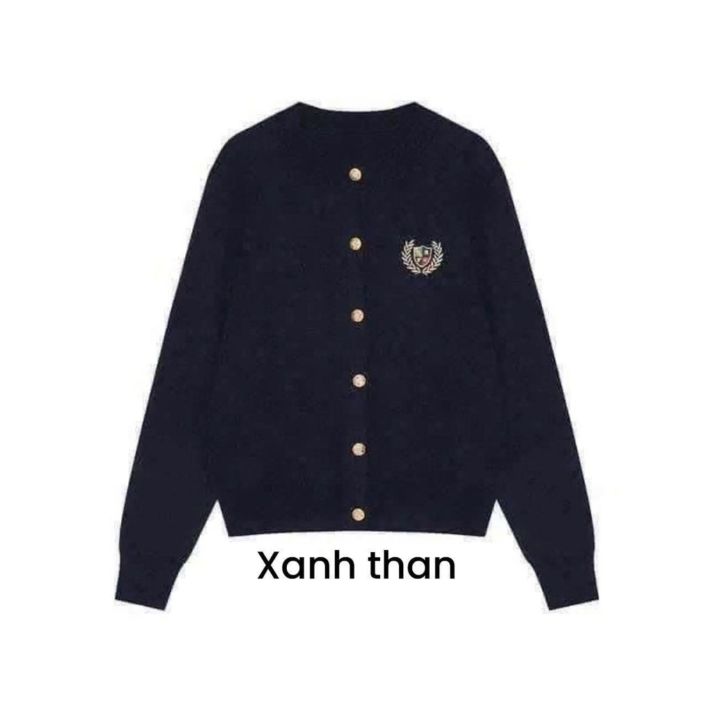 ÁO LEN CARDIGAN CÚC ĐỒNG NỮ THU ĐÔNG