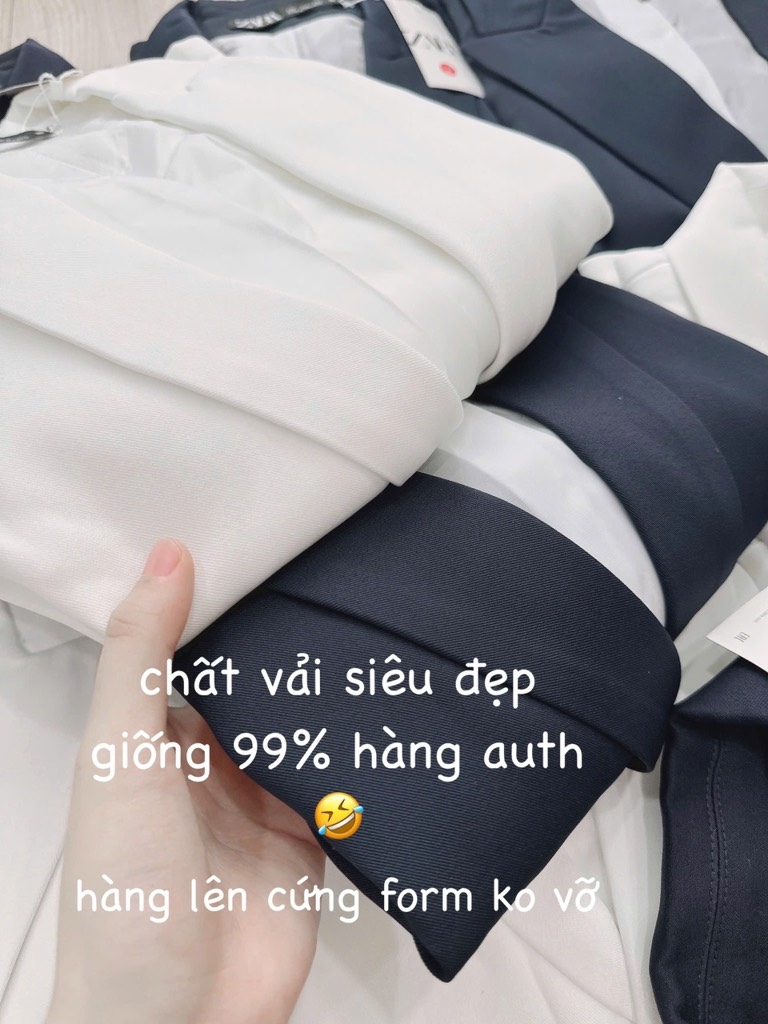 ÁO VEST NỮ TAY XẾP LI ZARA LnH THU ĐÔNG (SALE 170k)