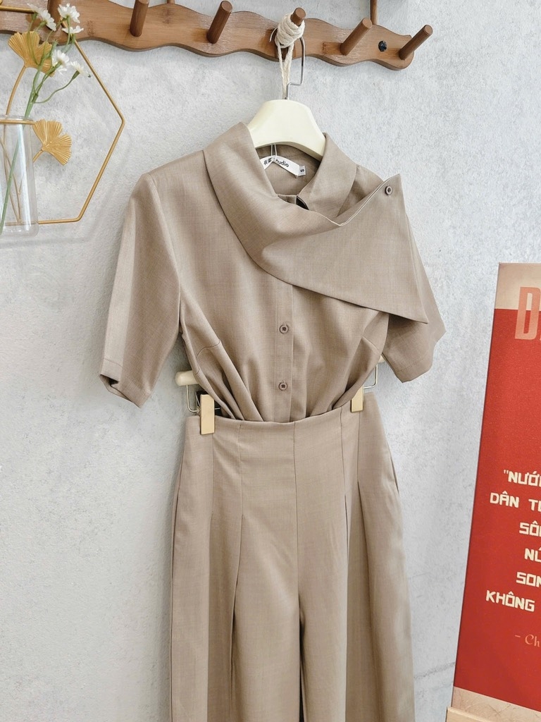 SET NÂU CỔ CÁCH ĐIỆU MIX QUẦN LY NỮ (ĐẶT SLL)