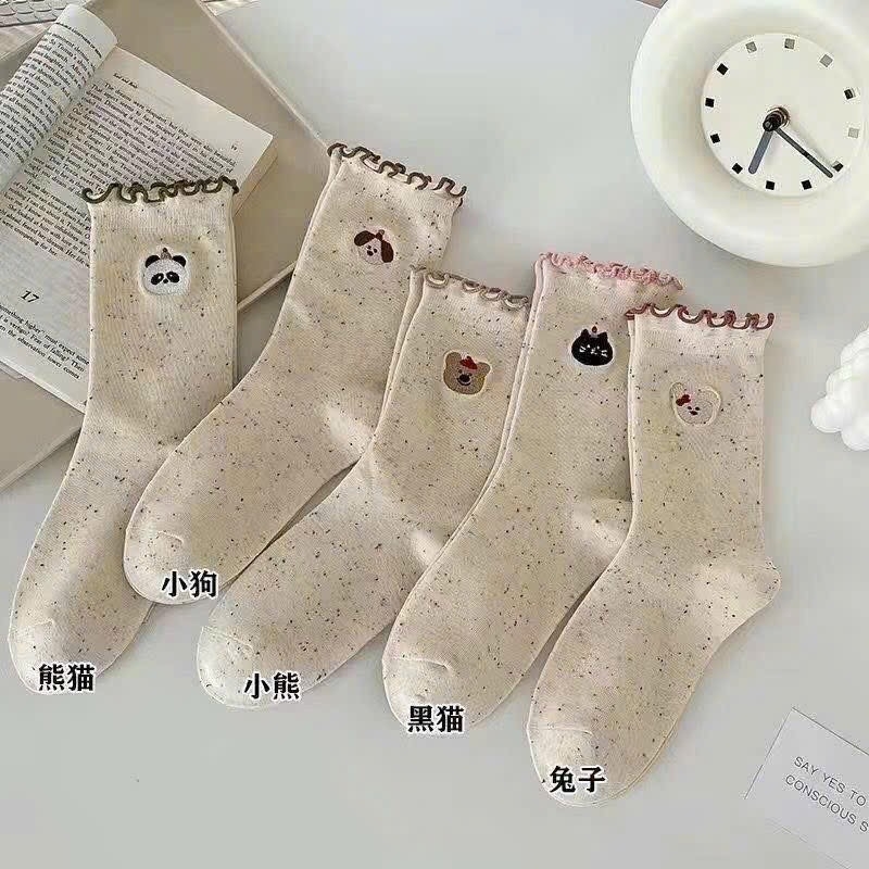 ĐỒ LÓT - SET 10 ĐÔI TẤT NỮ MẪU ĐỘNG VẬT SIÊU CƯNG