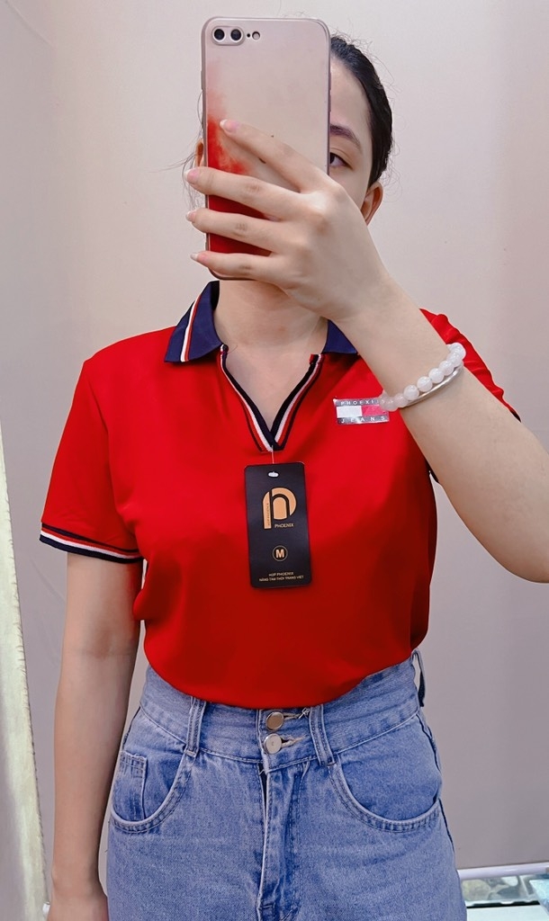 SET BỘ ÁO POLO PHOEXIN CỔ VIỀN KÈM QUẦN BÒ NỮ