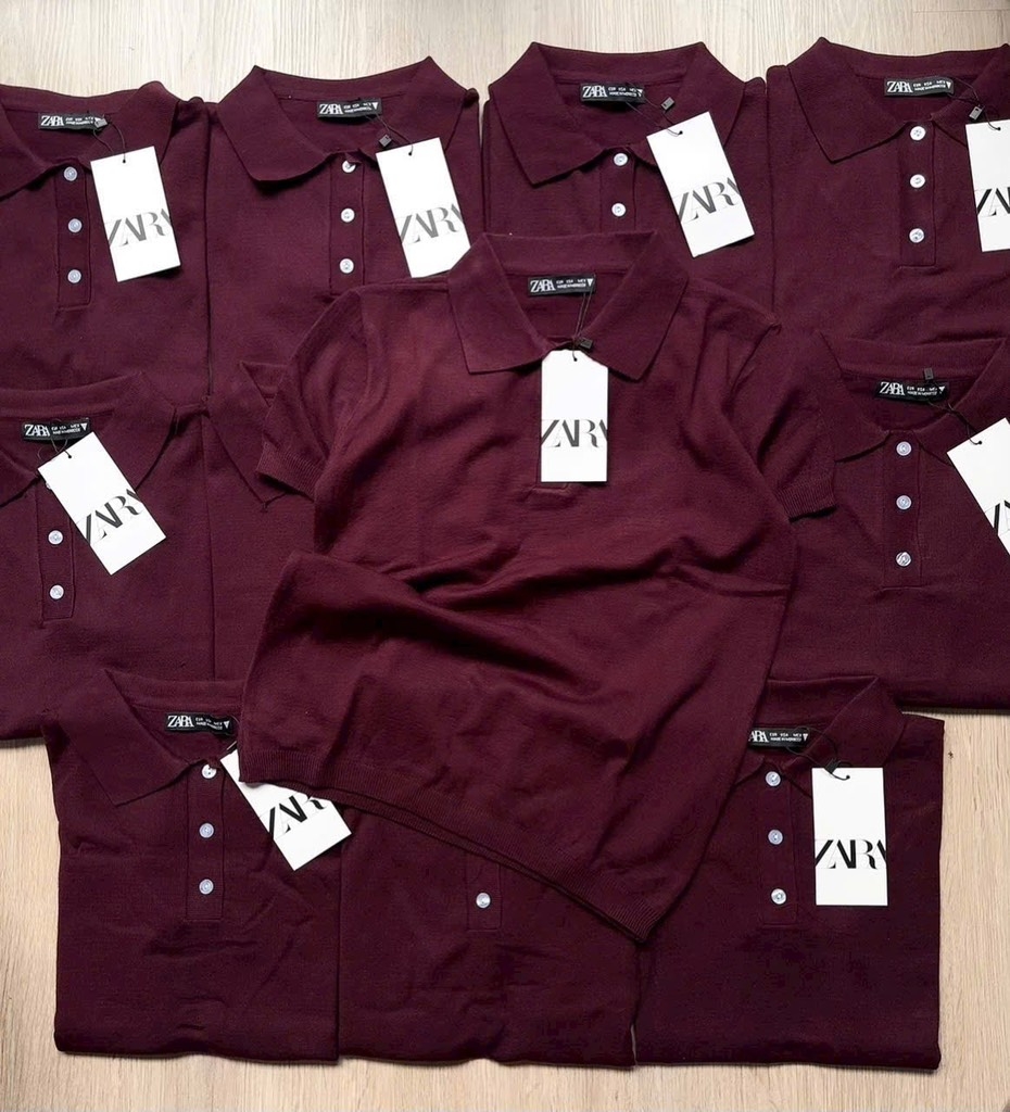 ÁO LEN Z.R ĐỎ ĐÔ CỘC TAY NỮ