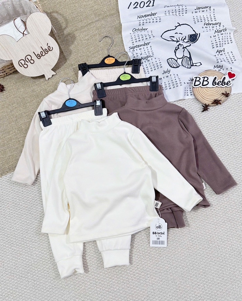 SET 3 BỘ DÀI ZIP LÔNG BÉ TRAI BÉ GÁI