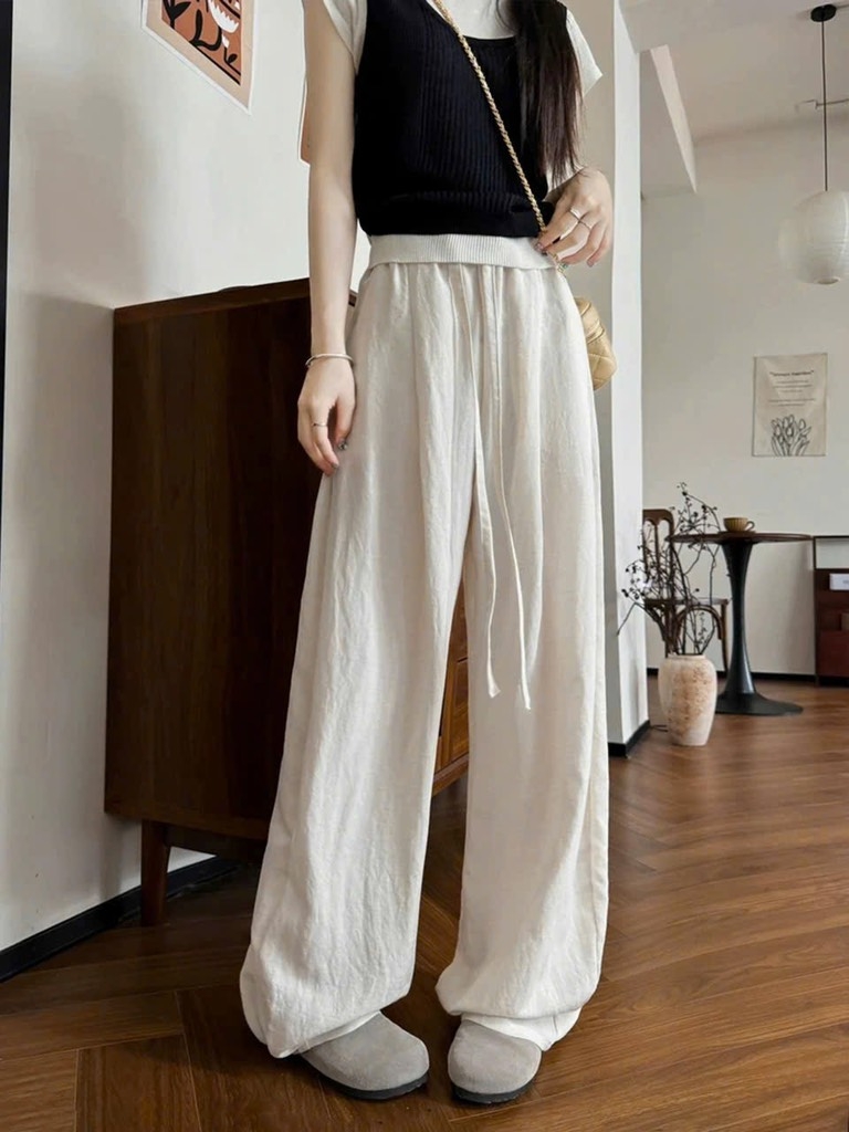 QUẦN ĐŨI DÁNG SUÔNG BUỘC DÂY NỮ