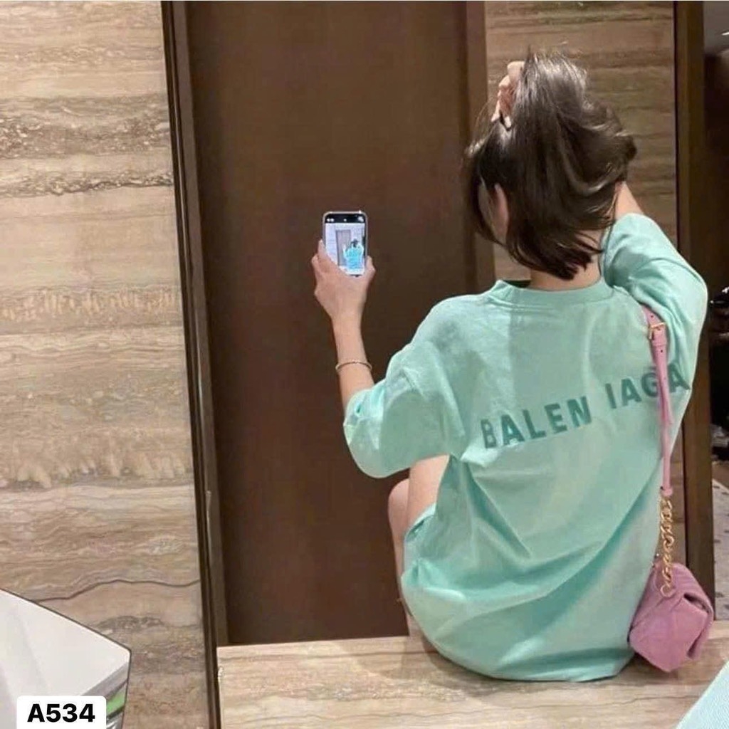 ÁO PHÔNG BALENCIA XANH NỮ SẴN