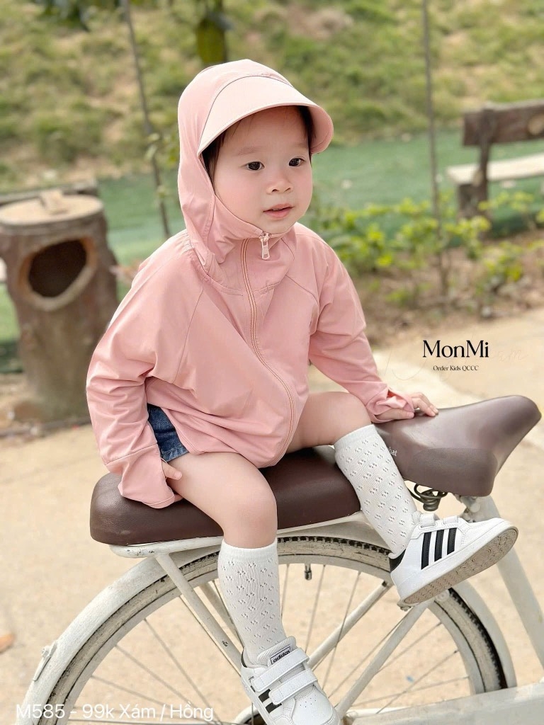 ÁO CHỐNG NẮNG 2 MÀU CHO BÉ TRAI BÉ GÁI SẴN (SALE 39k)