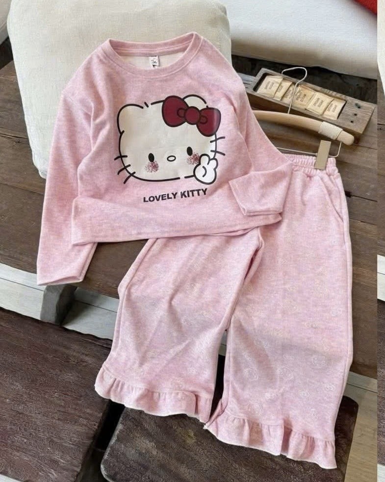 BỘ DÀI MÈO BÈO GẤU 4 MÀU BÉ GÁI