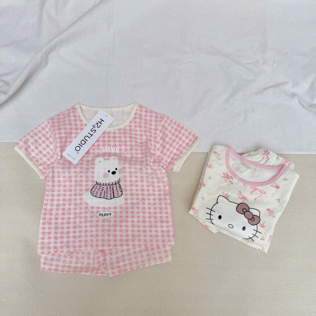SET 2 BỘ MICKEY TONE HỒNG BÉ GÁI SẴN (XẢ 95k)