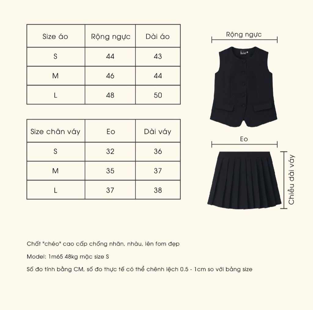 SET NỮ ÁO VEST SÁT NÁCH MIX CHÂN VÁY XẾP LY 4M NEW (xả 133k)
