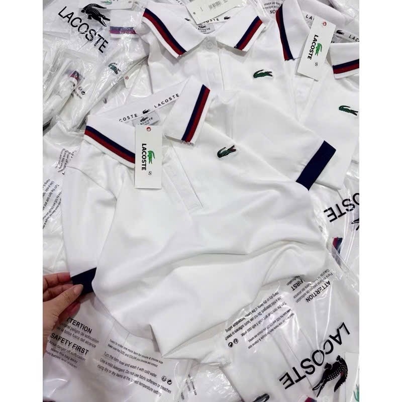 ÁO POLO CÁ SẤU CỔ VIỀN NỮ SẴN