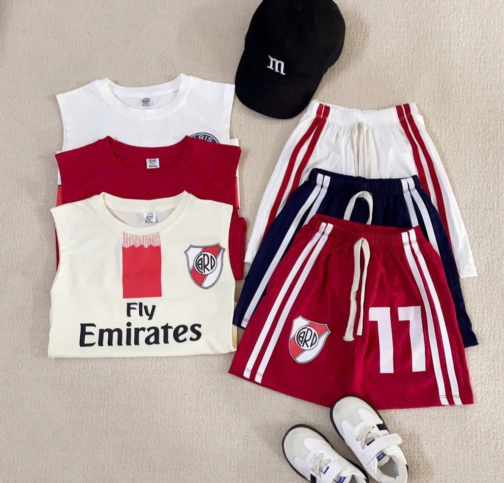 SET BA BỘ BÓNG ĐÁ PARIS BÉ TRAI