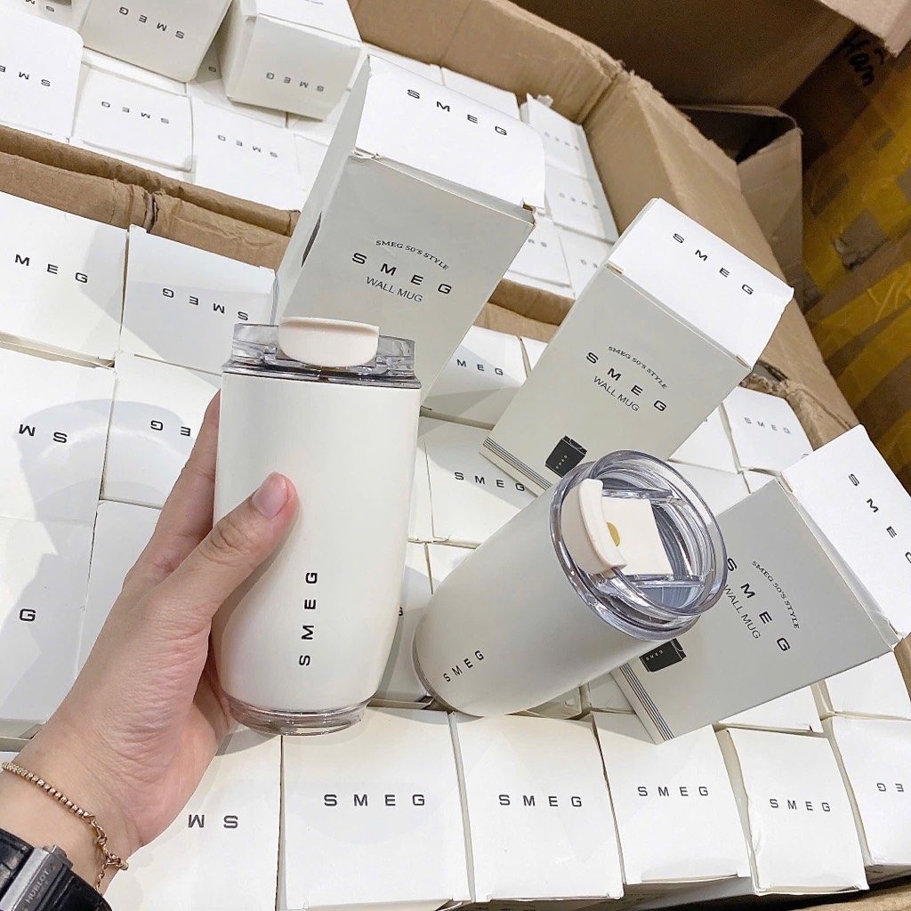 ĐỒ GIA DỤNG - CỐC GIỮ NHIỆT MÀU KEM