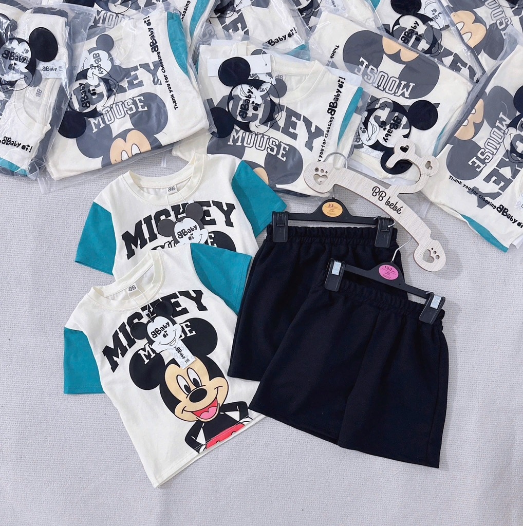 SET MICKEY COVER NEXT BÉ TRAI SẴN( xả 50k)