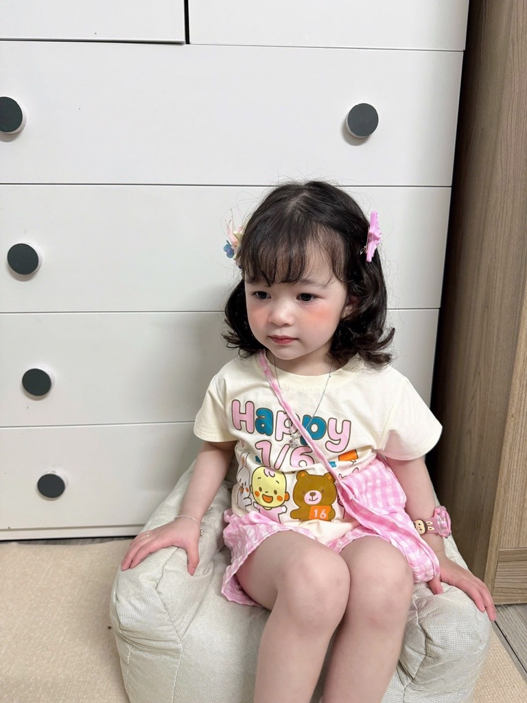 SÉT HAPPY 1/6 CHO BÉ TRAI BÉ GÁI MIX QUẦN CARO KÈM TÚI ĐEO CHÉO 3CT SẴN