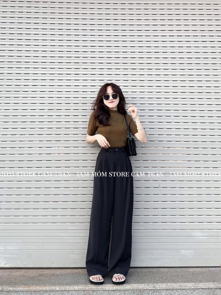 QUẦN SUÔNG VẢI GIẤU KHOÁ ZR2024(xả 59k)