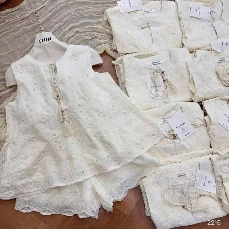 SET CỘC TIỂU THƯ THÊU HOA HOT HIT NỮ SẴN