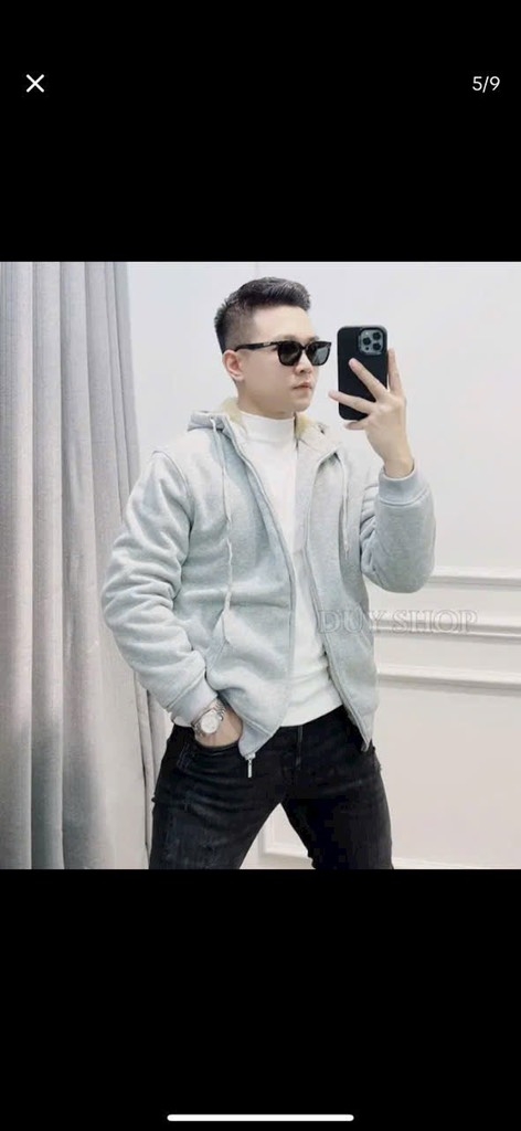 ÁO NỈ NAM XUẤT DƯ LÓT LÔNG( xả 115k)
