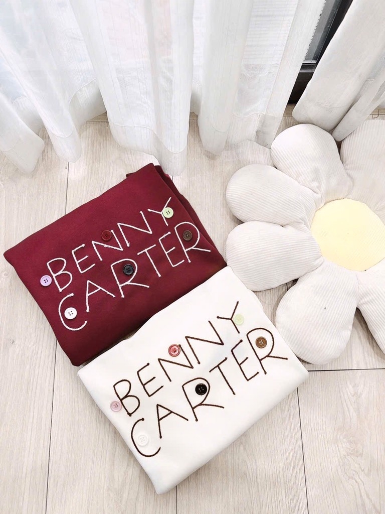 ÁO CARTER DÀI TAY THÊU HẠT MIX CÚC NỮ THU ĐÔNG (SALE 93k)