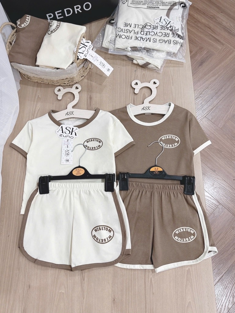 SET 2 BỘ WISE BÉ TRAI BÉ GÁI