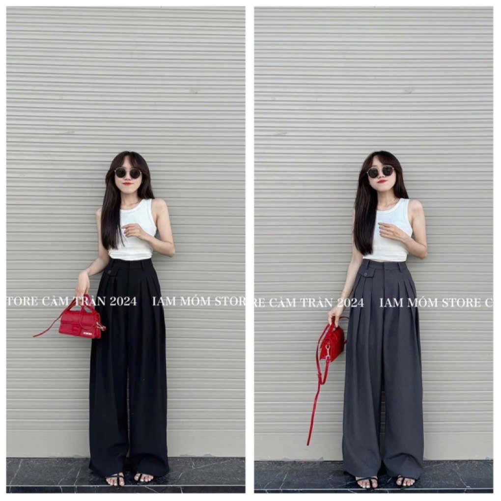 QUẦN SUÔNG XƯỚC LẠNH NẮP TÚI CÚC NỮ SẴN (xả 55k)