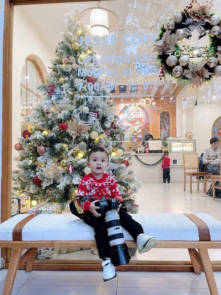 ÁO LEN ĐỎ NOEL DÀI TAY 2 LỚP MỀM MỊN BÉ TRAI BÉ GÁI