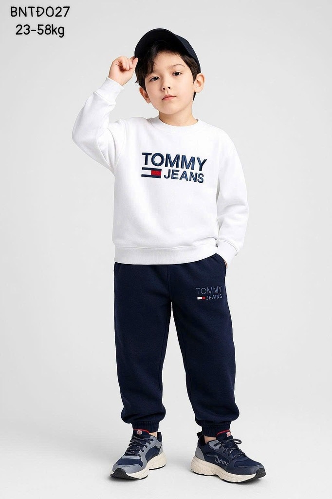 BỘ DÀI NỈ TOMY POLO SIZE ĐẠI BÉ TRAI