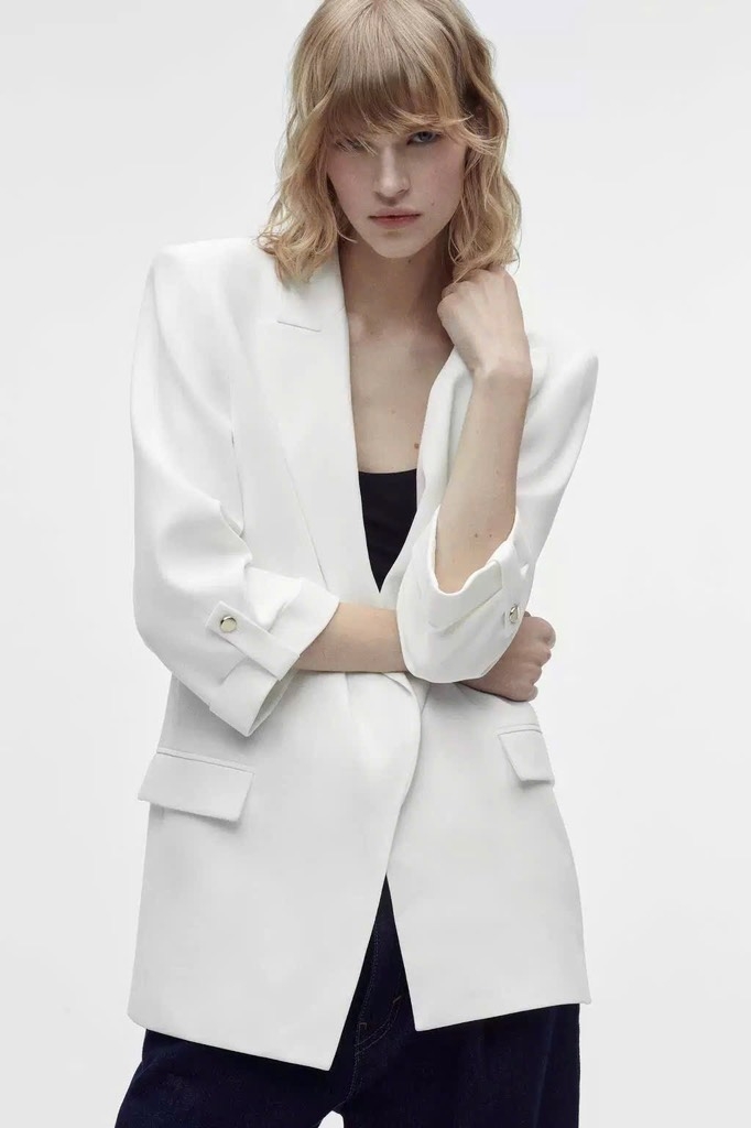 ÁO VEST NỮ TAY XẾP LI ZARA LnH THU ĐÔNG (SALE 170k)