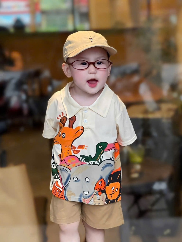 SET POLO ĐỘNG VẬT MIX QUẦN BÉ TRAI (TĂNG GIÁ)(XẢ 65k)