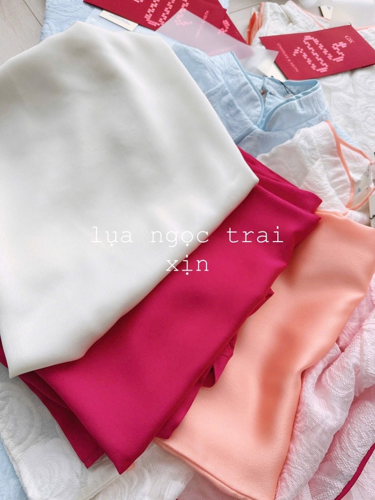 SET PHÁP PHỤC HOA HỒNG VIỀN 2 LỚP NỮ SẴN (SALE 139k)