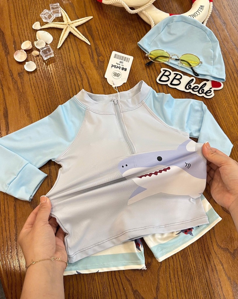 BỘ BƠI CÁ MẬP BÉ TRAI (SALE 49k)