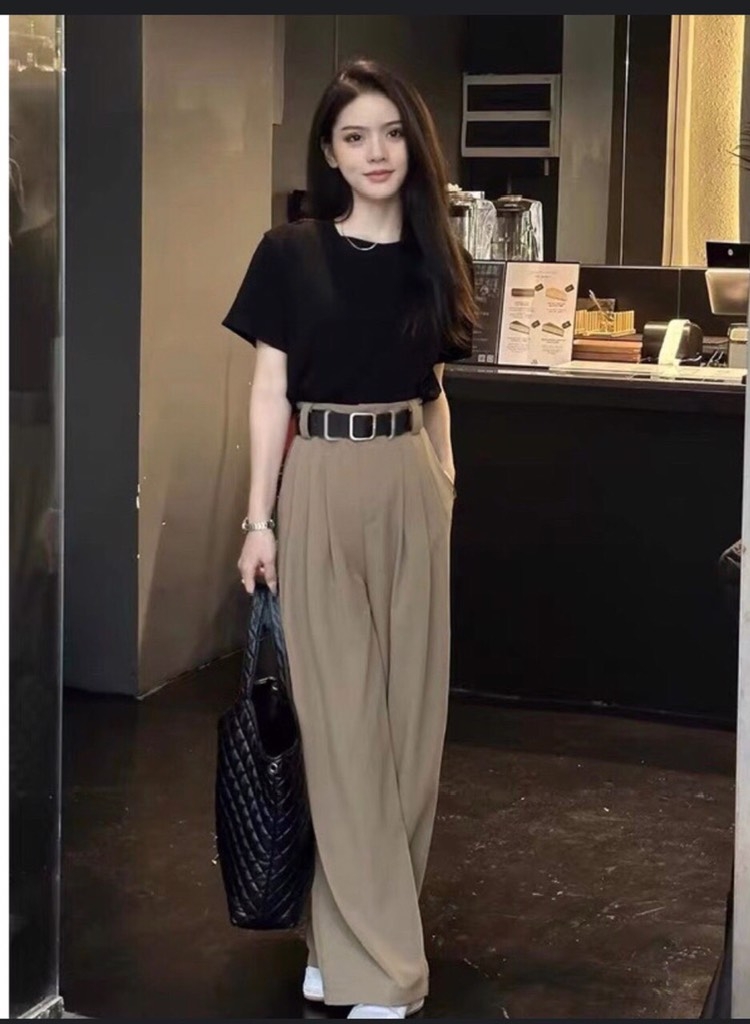QUẦN SUÔNG VẢI GIẤU KHOÁ ZR2024(xả 59k)