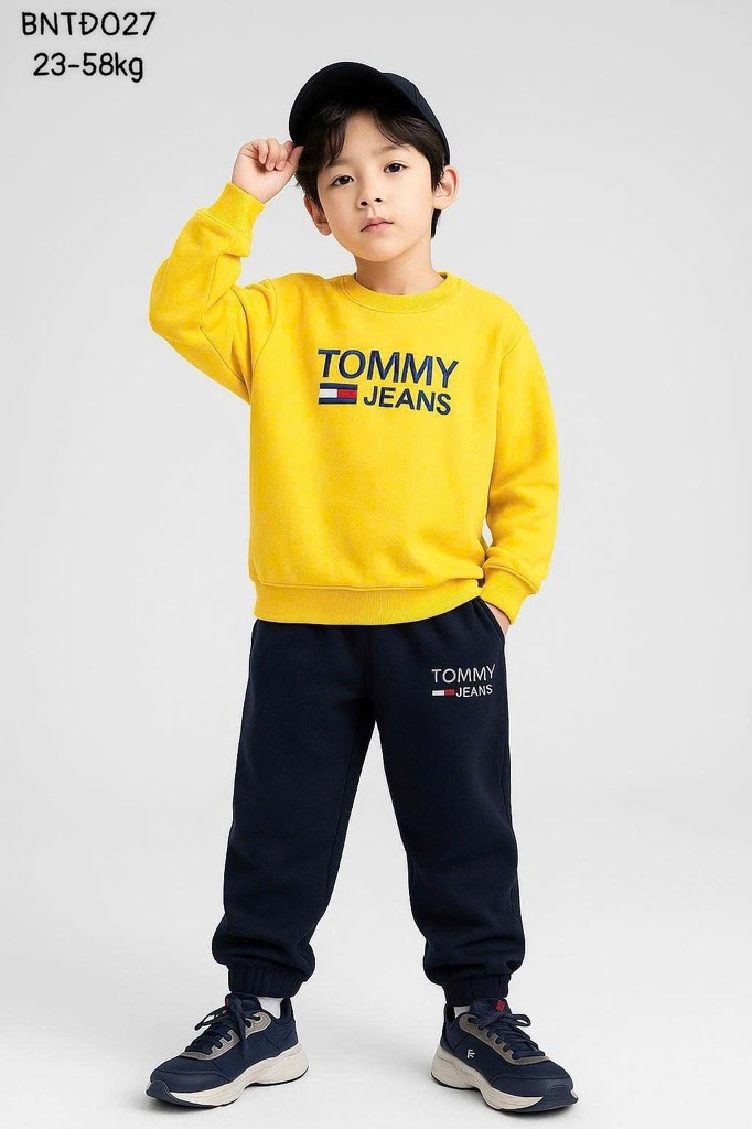 BỘ DÀI NỈ TOMY POLO SIZE ĐẠI BÉ TRAI