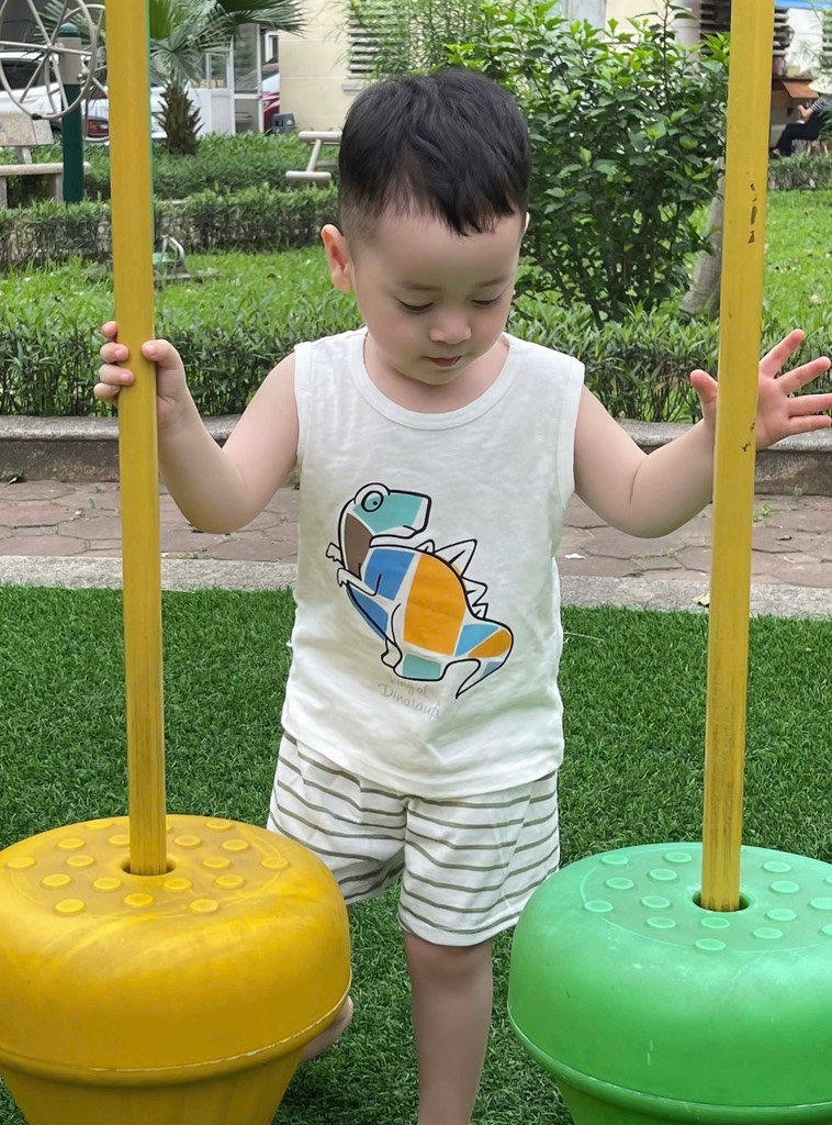 SET 2 BỘ BA LỖ BÉ TRAI TONE XANH MÁT SẴN(XẢ 75k)