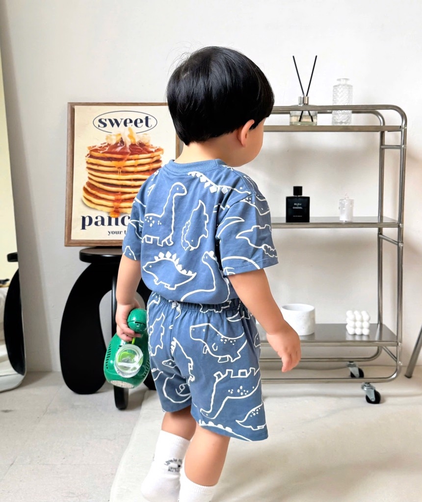BỘ CỘC KHỦNG LONG BLUE BÉ TRAI SẴN (SALE 49k)