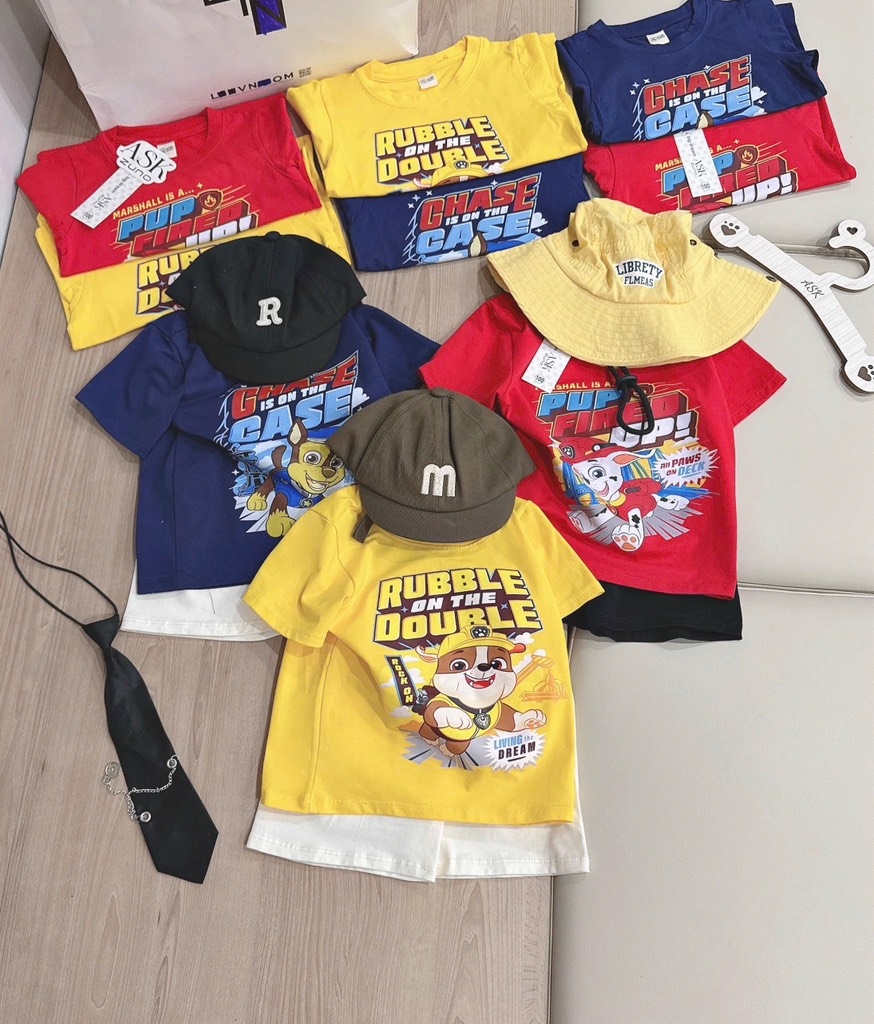 SET 3 BỘ CHÚ CHÓ CỨU HỘ BÉ TRAI