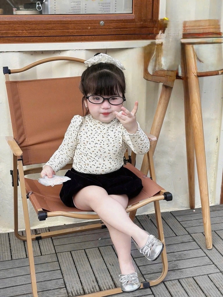 SET BỘ DÀI 3 ÁO GIỮ NHIỆT MIX QUẦN PHỒNG NHUNG BÉ GÁI